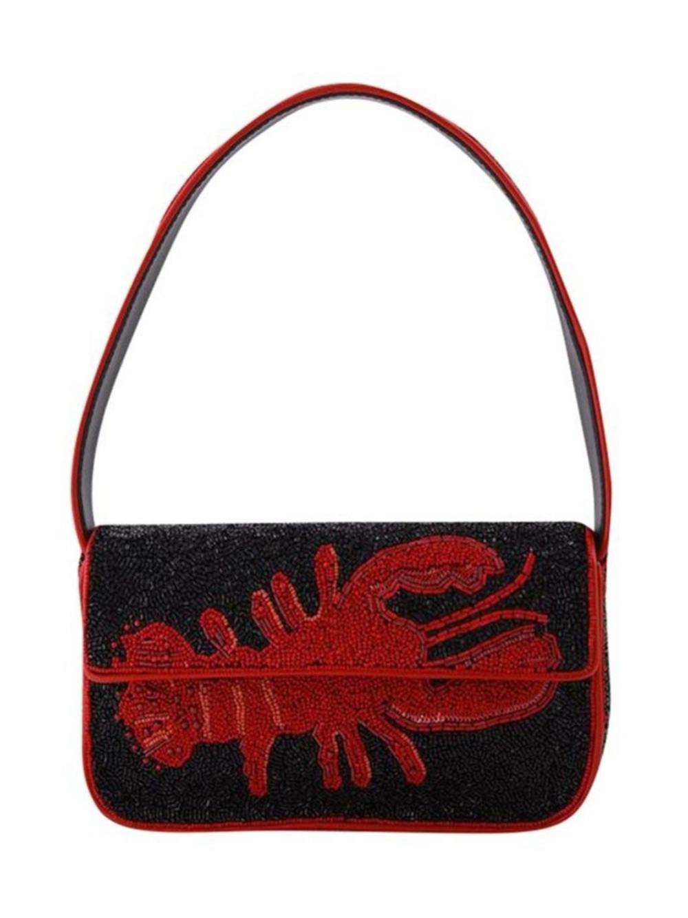 New Staud lobster beaded Tommy bag
